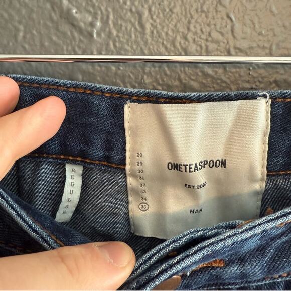One Teaspoon Mr Classic Rigid Classic Straight Jean Size 36/27 - Picture 3 of 8